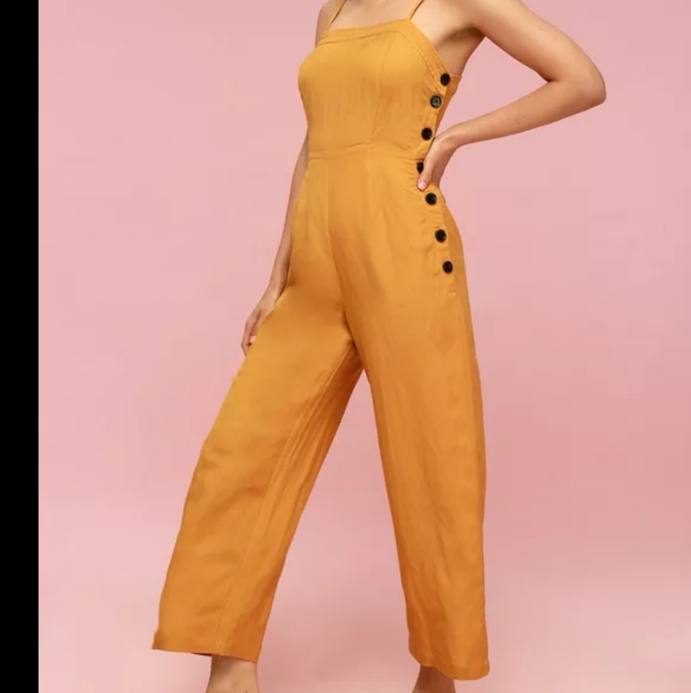 First Monday Khaki Jumpsuit